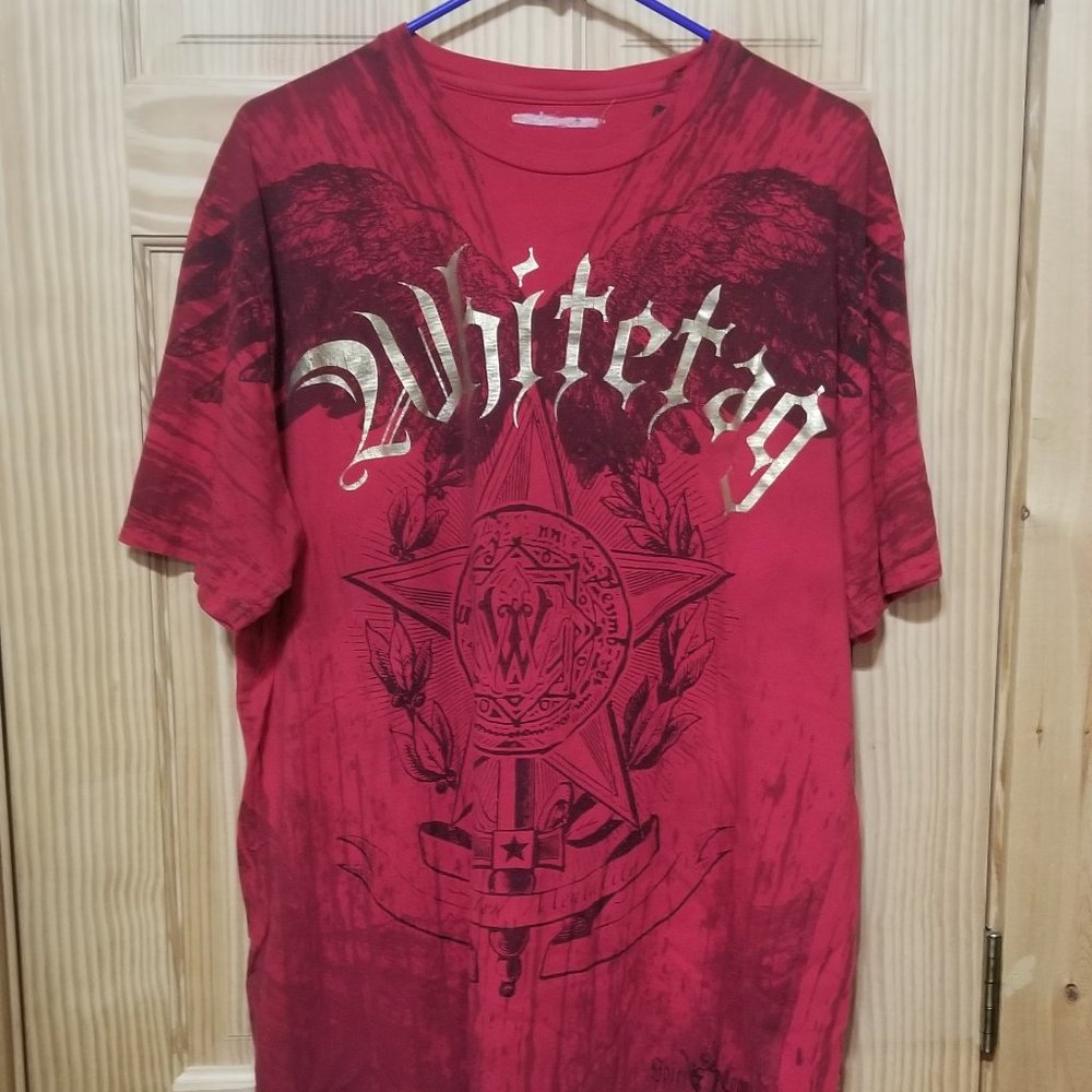 Whitetag XXL Red short sleeve t-shirt Aggravated Mentality